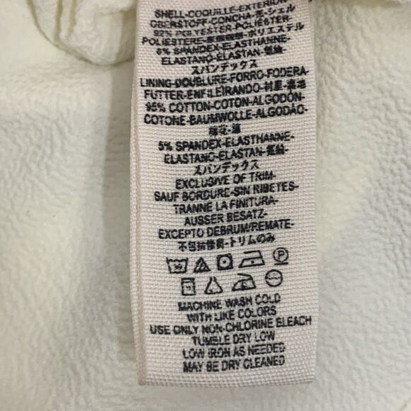 Free People Tropical Wave Cream Lace Back Crop Top Size Large Women’s - Picture 9 of 9